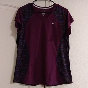 Nike Running Shirt XL Purple